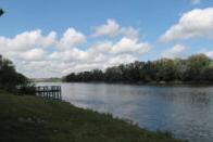 Photo of the Wabash River from Fairbanks Park